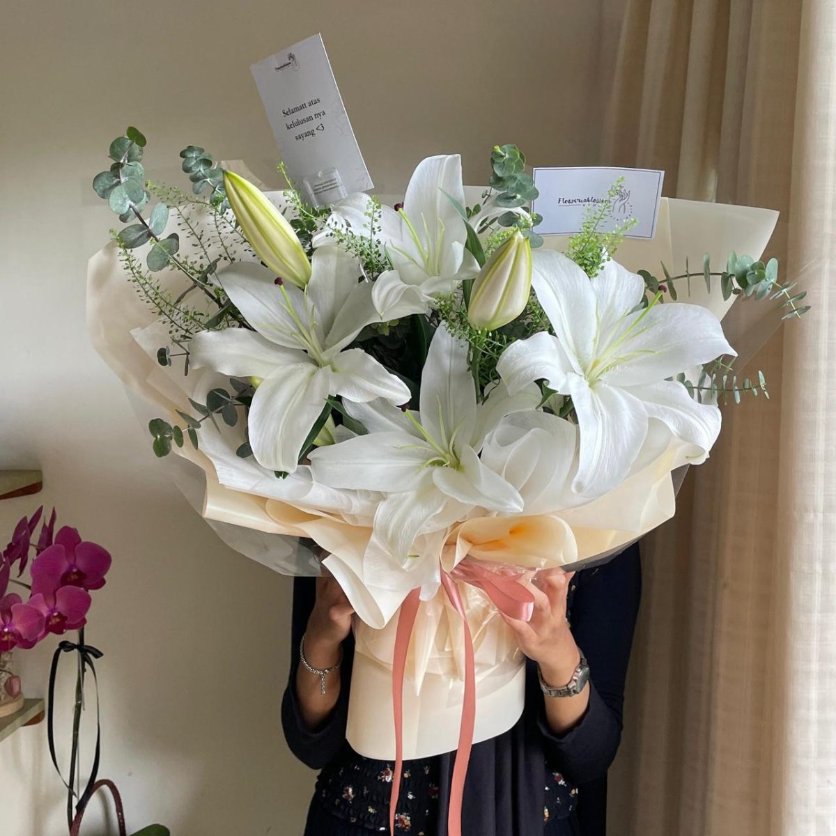 Blooming lilies view 2