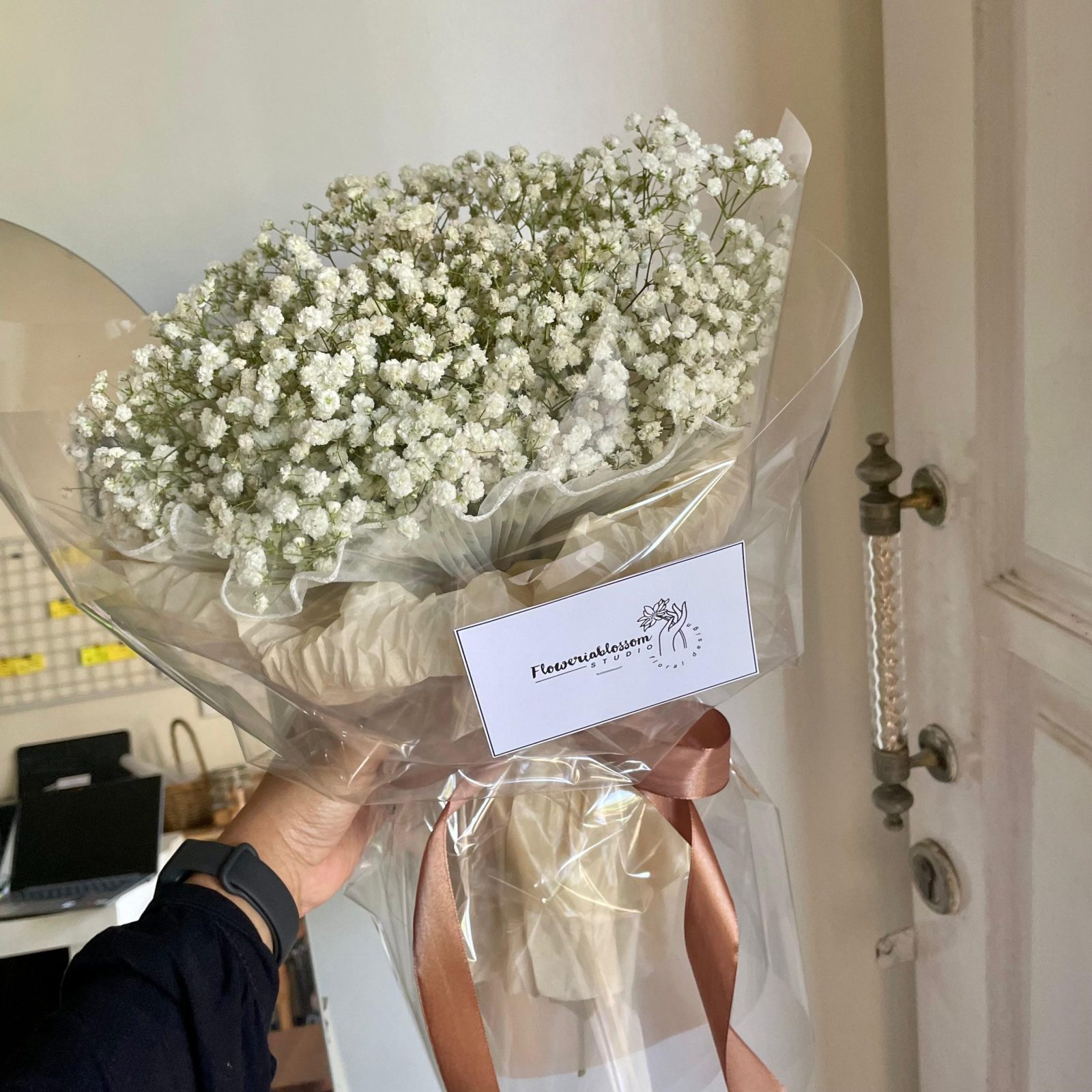 Baby breath bouquet