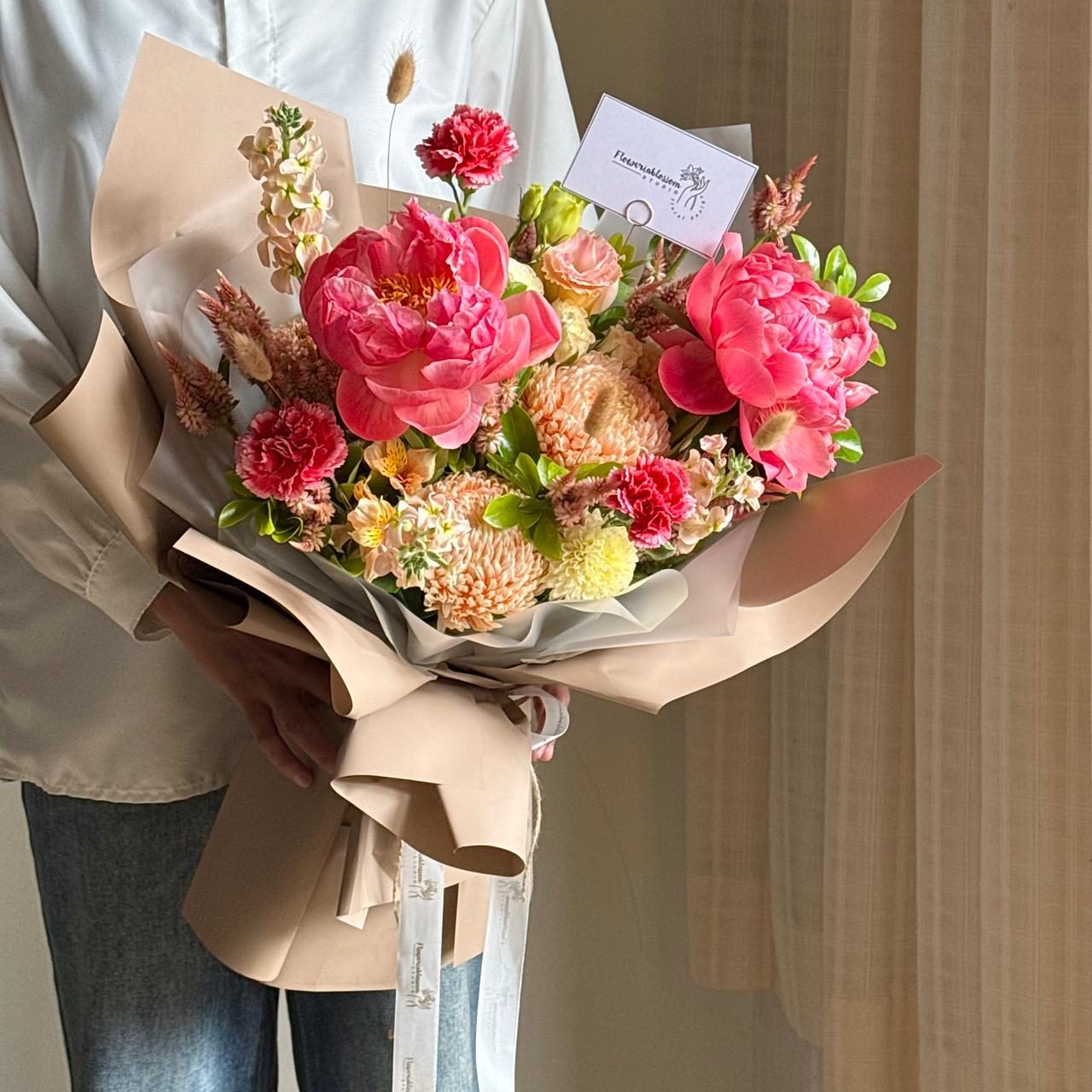 Double Peony bouquet