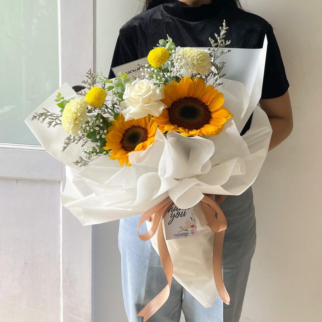 Double Sunshine bouquet