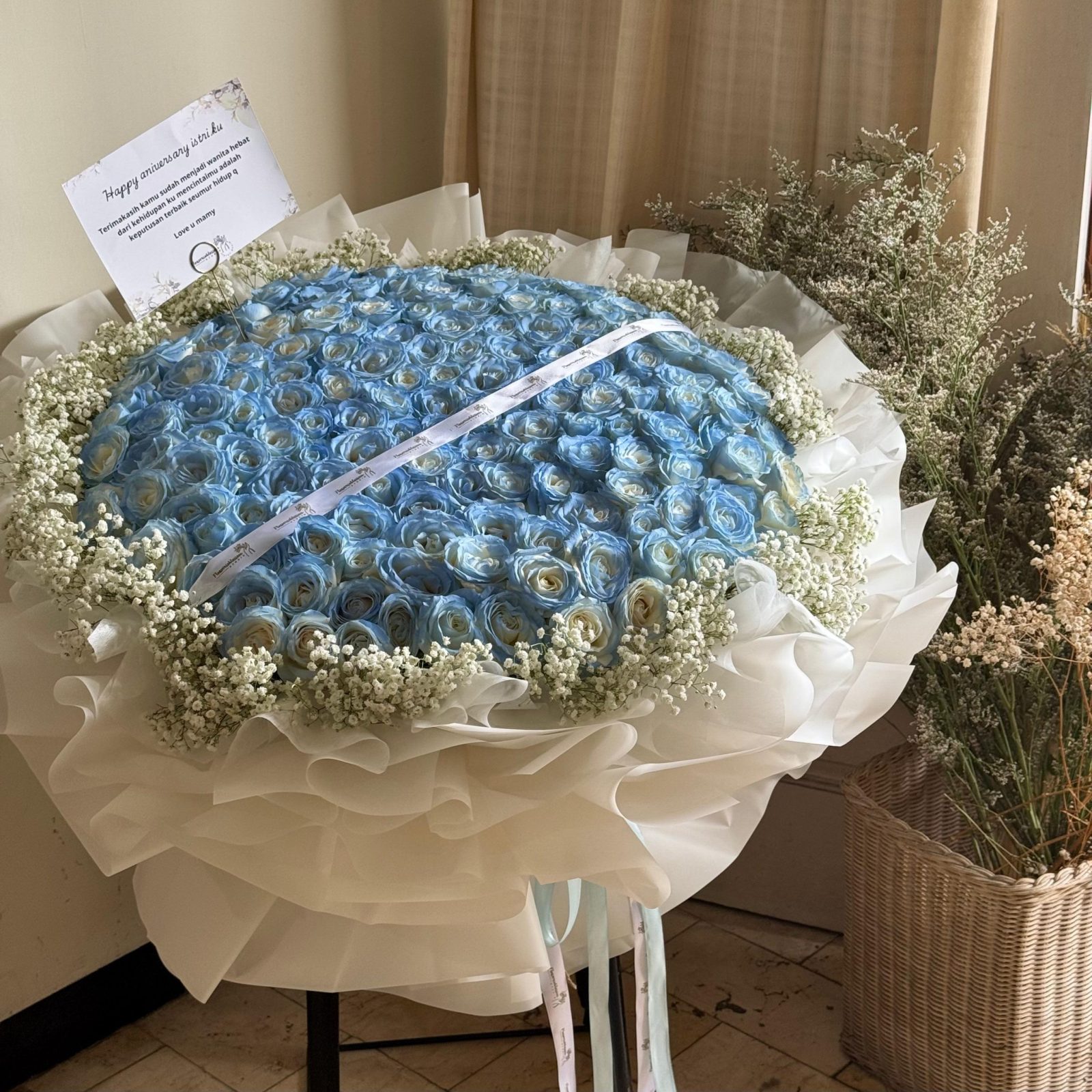 Giant Royal Blue bouquet