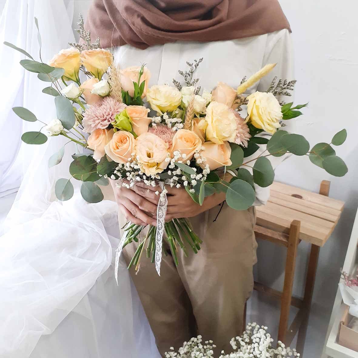 Peach bouquet