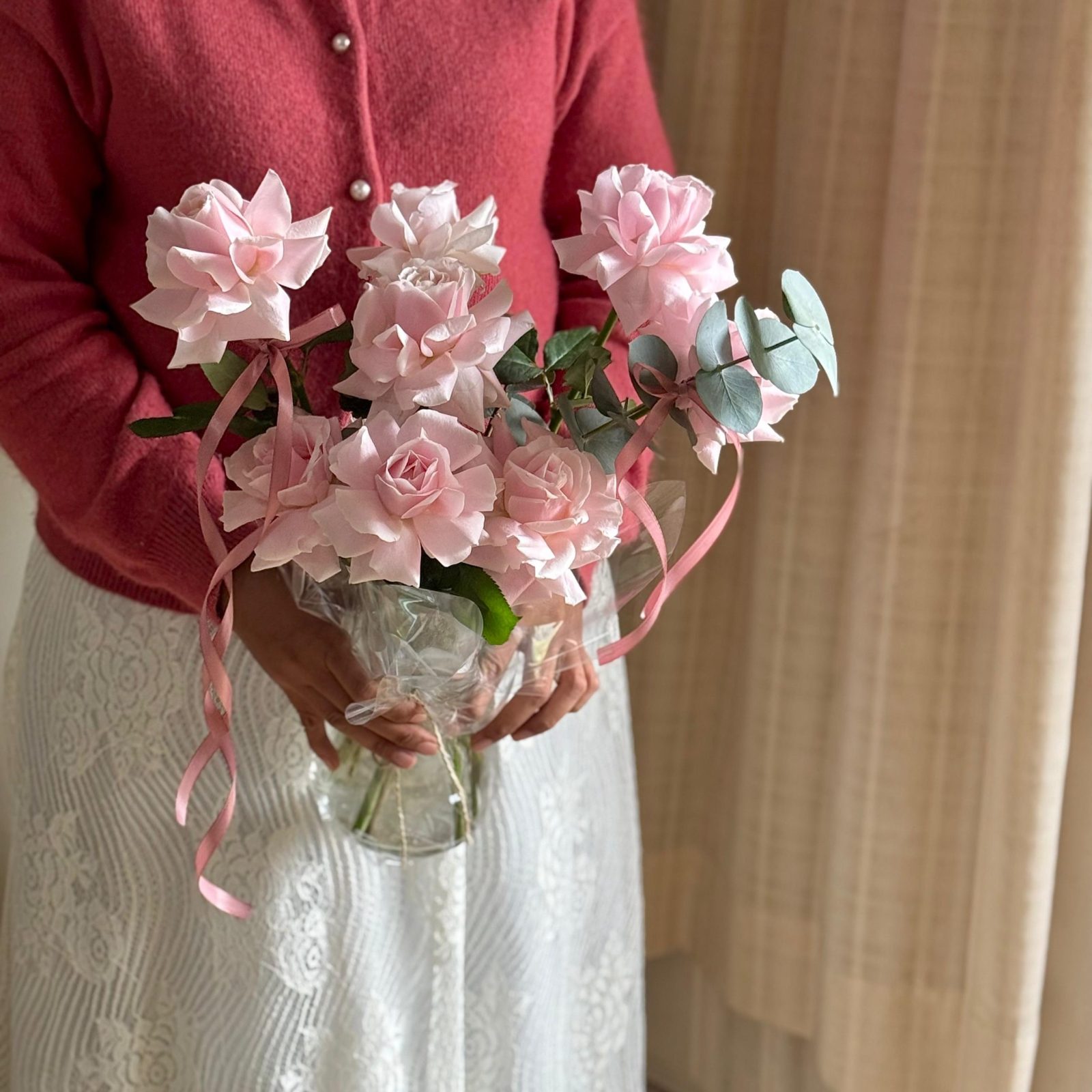 Rose vase bouquet