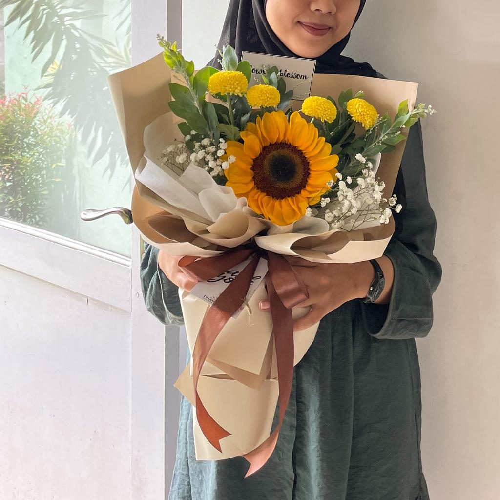 Single Sunflower bouquet