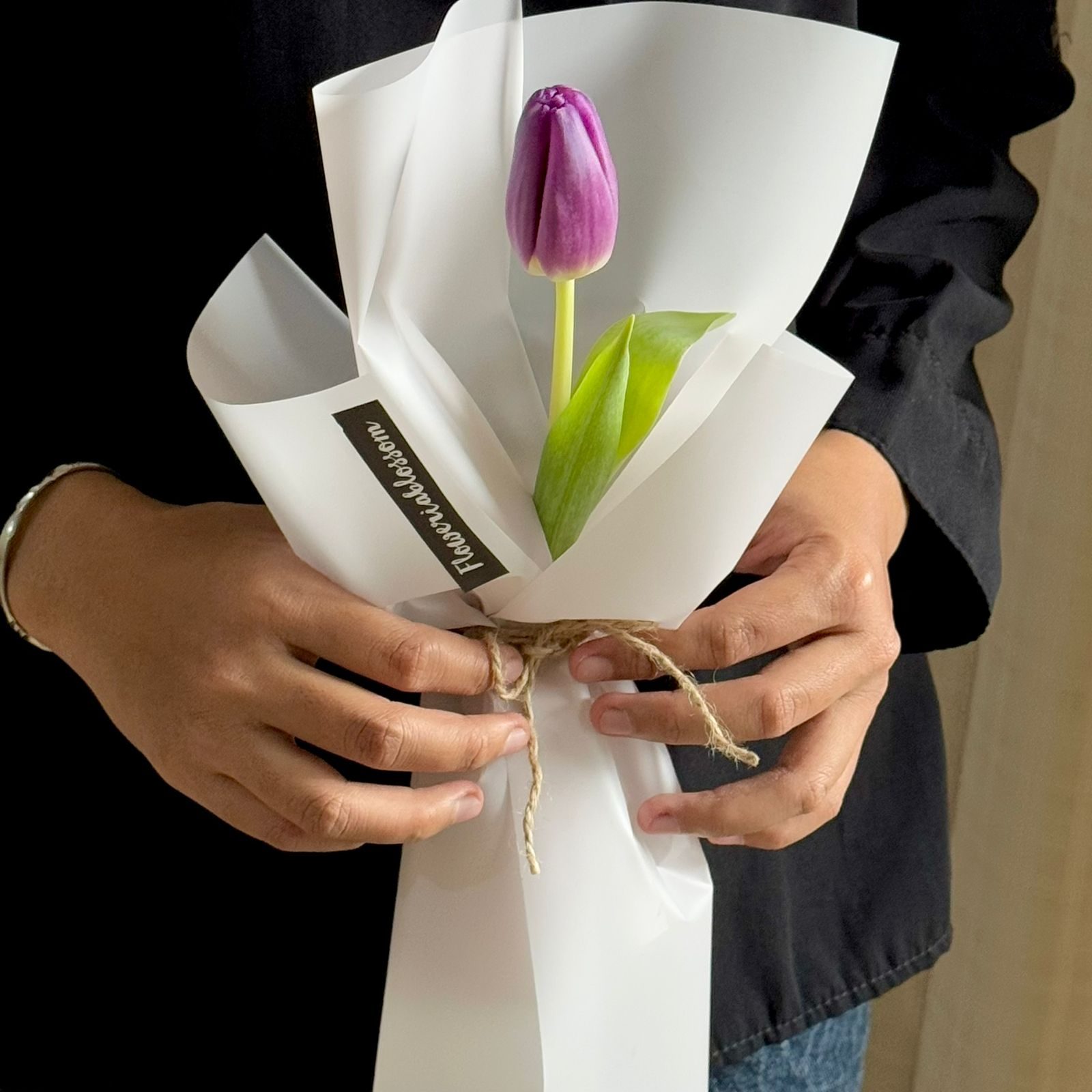 Single Tulip bouquet