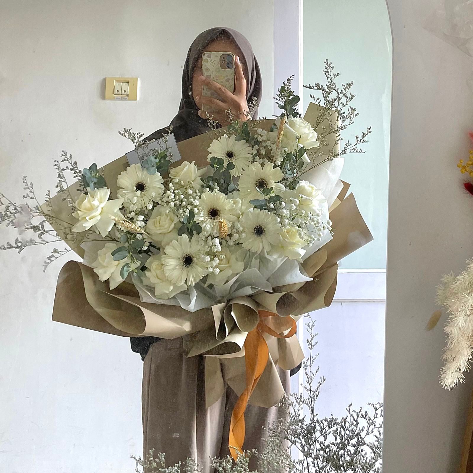 Snowy bouquet